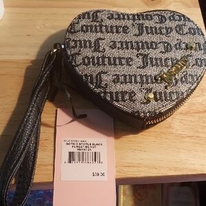🤎❤️Juicy Couture Black Monogram Wristlet